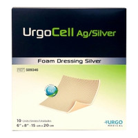 Silver Foam Dressing UrgoCell™ Ag 6 X 8 Inch Rectangle Sterile (M-629947)