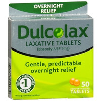 Laxative Dulcolax® Tablet 50 per Box 5 mg Strength Bisacodyl USP (M-646242)