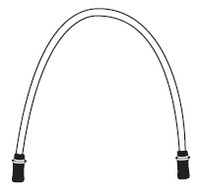 Suction Connector Tubing 6 Foot Length 0.25 Inch I.D. NonSterile Female Connector Clear (M-650320)