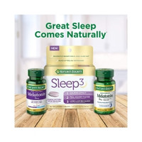 Natural Sleep Aid Nature's Bounty® 180 per Bottle Tablet 1 mg Strength (M-661252)