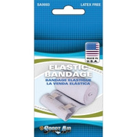 Elastic Bandage Sport Aid™ 2 Inch Width Clip Detached Closure Tan NonSterile Standard Compression (M-697390)