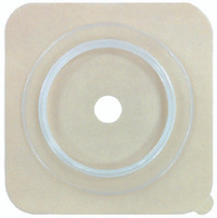 Ostomy Barrier Securi-T® Trim to Fit, Extended Wear Without Tape 45 mm Flange Hydrocolloid Up to 1-1/4 Inch Opening 4 X 4 Inch (M-701047)