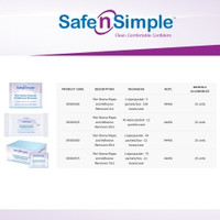 Adhesive Remover Safe n Simple™ Wipe 50 per Pack (M-704616)