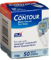 Blood Glucose Test Strips Ascensia® Contour® 50 Strips per Pack (M-706340)