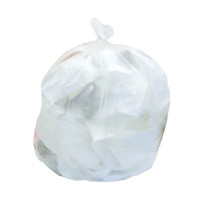 Trash Bag Heritage™ 30 gal. White LLDPE 0.90 mil 30 X 36 Inch Star Seal Bottom Flat Pack (M-707414)