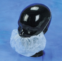 Beard Cover One Size Fits Most White Elastic Closure (M-718508)