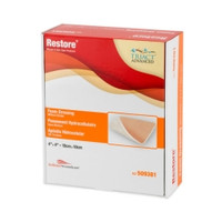 Foam Dressing Restore™ 4 X 4 Inch Without Border Film Backing Nonadhesive Square Sterile (M-725368)