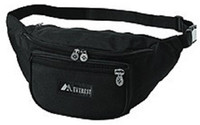 Fanny Pack Black Polyester 13.5 X 5.5 X 3.5 Inch (M-734623)