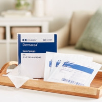 Gauze Sponge Dermacea™ 4 X 4 Inch 2 per Pack Sterile 8-Ply Square (M-742150)