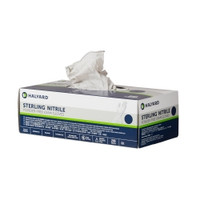 Exam Glove STERLING® Large NonSterile Nitrile Standard Cuff Length Textured Fingertips Gray Chemo Tested (M-761282)