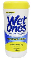 Hand Sanitizing Wipe Wet Ones® Antibacterial 40 Count Benzethonium Chloride Wipe Canister (M-761983)
