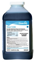 Diversey™ Virex® II 256 Surface Disinfectant Cleaner Quaternary Based J-Fill® Dispensing Systems Liquid Concentrate 2.5 Liter Bottle Mint Scent NonSterile (M-770113)