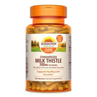 Herbal Supplement Sundown Naturals® Milk Thistle Extract 240 mg Strength Capsule 60 per Bottle (M-775117)