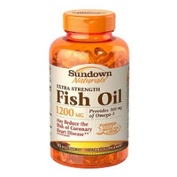 Omega 3 Supplement Sundown Naturals® Fish Oil 1200 mg Strength Softgel 90 per Bottle (M-777915)