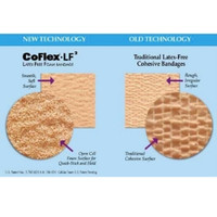 Cohesive Bandage CoFlex®·LF2 4 Inch X 5 Yard Self-Adherent Closure Tan NonSterile 20 lbs. Tensile Strength (M-783156)
