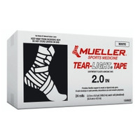 Athletic Tape Mueller® Tear-Light® White 2 Inch X 5 Yard Elastic Adhesive NonSterile (M-807111)