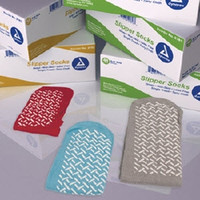 Slipper Socks Soft Sole 2X-Large Gray Ankle High (M-826647)