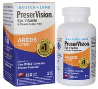 Multivitamin Supplement PreserVision® Ascorbic Acid / Vitamin E / Zinc 200 IU - 226 mg - 34.8 mg Strength Softgel 120 per Bottle (M-830840)