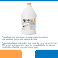 OPA High-Level Disinfectant Rapicide® OPA/28 RTU Liquid 1 gal. Jug Max 28 Day Reuse (M-835023)