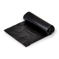Trash Bag Colonial Bag 10 gal. Black HDPE 6 Mic. 24 X 24 Inch X-Seal Bottom Coreless Roll (M-850967)