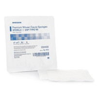 Gauze Sponge McKesson 4 X 4 Inch 10 per Tray Sterile 8-Ply Square (M-854383)