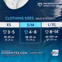 Male Youth Absorbent Underwear GoodNites® Pull On with Tear Away Seams Small / Medium Disposable Heavy Absorbency (M-883225)