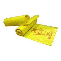 Infectious Linen Bag Colonial Bag 40 to 45 gal. Yellow Bag LLDPE 40 X 46 Inch (M-884009)