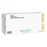 Exam Glove Micro-Touch® Micro-Thin Small NonSterile Nitrile Standard Cuff Length Textured Fingertips Blue Not Rated (M-895545)