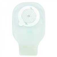 Ostomy Pouch Securi-T™ One-Piece System 9 Inch Length Flat, Trim To Fit Drainable (M-902304)