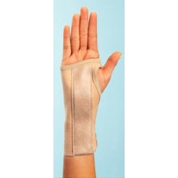 Wrist Brace ProCare® Low Profile / Contoured / Wraparound Aluminum / Cotton / Elastic Right Hand Beige Medium (M-916905)