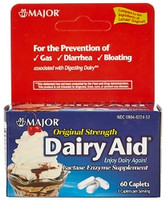 Dietary Supplement Major® Lactase Enzyme 3000 IU Strength Capsule 60 per Bottle (M-919493)