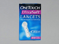Lancet for Lancing Device OneTouch® 28 Gauge Non-Safety Twist Off Cap Finger (M-919536)