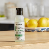 Hand Sanitizer with Aloe McKesson Premium 2 oz. Ethyl Alcohol Gel Bottle (M-937912)