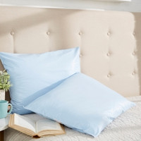 Bed Pillow McKesson 19 X 25 Inch Blue Reusable (M-939584)