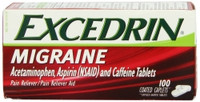 Pain Relief Excedrin® Migraine 250 mg - 250 mg - 65 mg Strength Acetaminophen / Aspirin / Caffeine Caplet 100 per Bottle (M-943058)