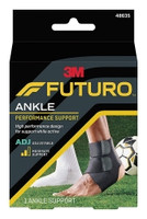 Ankle Support 3M™ Futuro™ Sport Moisture Control One Size Fits Most Hook and Loop Strap Closure Foot (M-971922)