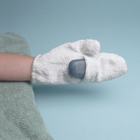 Wash Mitt Maddawash White Reusable (M-972703)