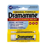 Nausea Relief Dramamine® 50 mg Strength Tablet 12 per Bottle (M-976264)