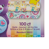 Adhesive Strip American® White Cross Stat Strip® 3/4 X 3 Inch Plastic Rectangle Kid Design (Care Bears) Sterile (M-980579)