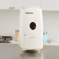 Hand Hygiene Dispenser McKesson White Plastic Touch Free 1000 mL Wall Mount (M-982833)