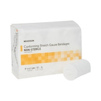 Conforming Bandage McKesson 3 Inch X 4-1/10 Yard 12 per Pack NonSterile Roll Shape (M-993033)