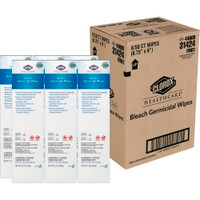 Clorox Healthcare® Surface Disinfectant Premoistened Germicidal Manual Pull Wipe 50 Count Individual Packet Fruity Floral Bleach Scent NonSterile (M-996100)