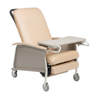 3 Position Heavy Duty Bariatric Geri Chair Recliner, Tan 3 Position Heavy Duty Bariatric Geri Chair Recliner, Tan