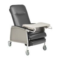 3 Position Heavy Duty Bariatric Geri Chair Recliner, Charcoal 3 Position Heavy Duty Bariatric Geri Chair Recliner, Charcoal