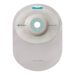 Ostomy Pouch SenSura® Mio Convex One-Piece System 8-1/4 Inch Length, Maxi 3/8 to 1-11/16 Inch Stoma Closed End Convex Light, Trim to Fit  (10/BX)