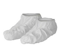 Shoe Cover KleenGuard™ A40 One Size Fits Most Shoe High Seamless Sole White NonSterile  (300/CS)