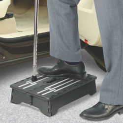 Step Stool North American Health + Wellness® Folding 1 Step Plastic Frame 4 Inch Step Height  (1/EA)