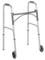 Folding Walker Adjustable Height drive™ Steel Frame 350 lbs. Weight Capacity 32 to 39 Inch Height  (1/EA)