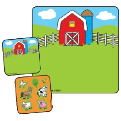 Make-A-Sticker™ 90 per Unit Barnyard Make - A - Sticker , Assorted Sticker  (1/RL)