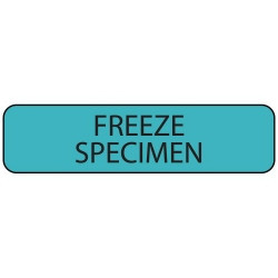 Pre-Printed Label MedVision® Laboratory Use Blue Paper FREEZE SPECIMEN Black Temperature Control 5/16 X 1-1/4 Inch  (1/RL)